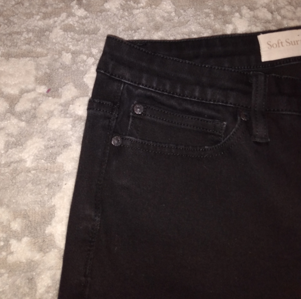 Soft Surroundings Black 5 Pocket Jeans Size 6P - Picture 6 of 9
